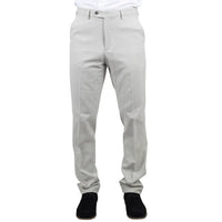 Miller - Pantalones formales grises a cuadros para hombre