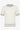 Camiseta de punto para hombre color blanco roto, corte regular, cuello redondo con ribete en contraste.