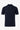 Polo azul marino de punto con cremallera para hombre