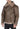 Chaqueta de aviador vintage de piel de oveja auténtica para hombre, modelo B3, color marrón, con forro de peluche.