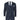 Oscar - Traje de hombre de 3 piezas de tweed de mezcla de lana azul marino
