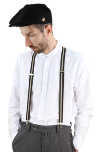 Tirantes clásicos de rayas para hombre