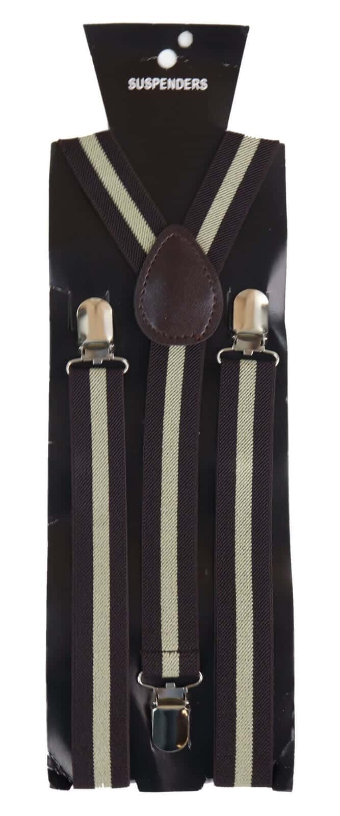 Tirantes clásicos de rayas para hombre