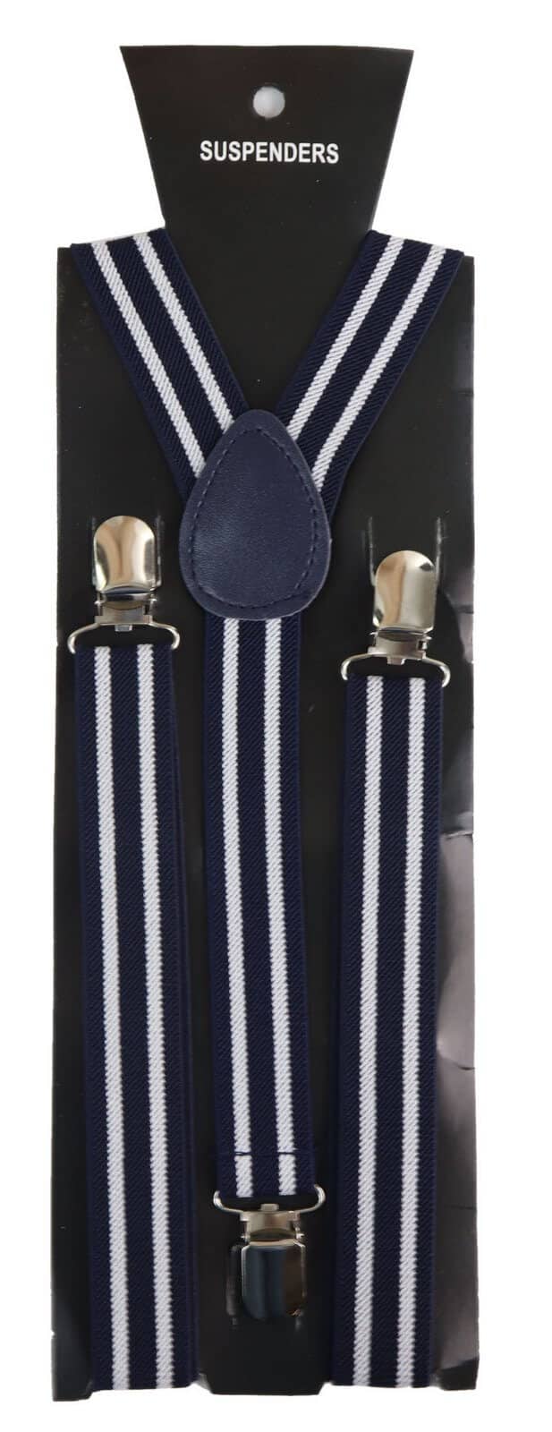 Tirantes clásicos de rayas para hombre