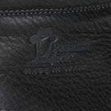 P03 Aviator - Botines de cuero negro para hombre