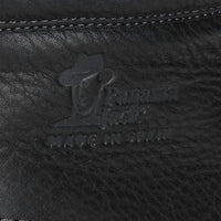 P03 Aviator - Botines de cuero negro para hombre