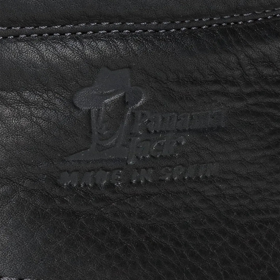 P03 Aviator - Botines de cuero negro para hombre