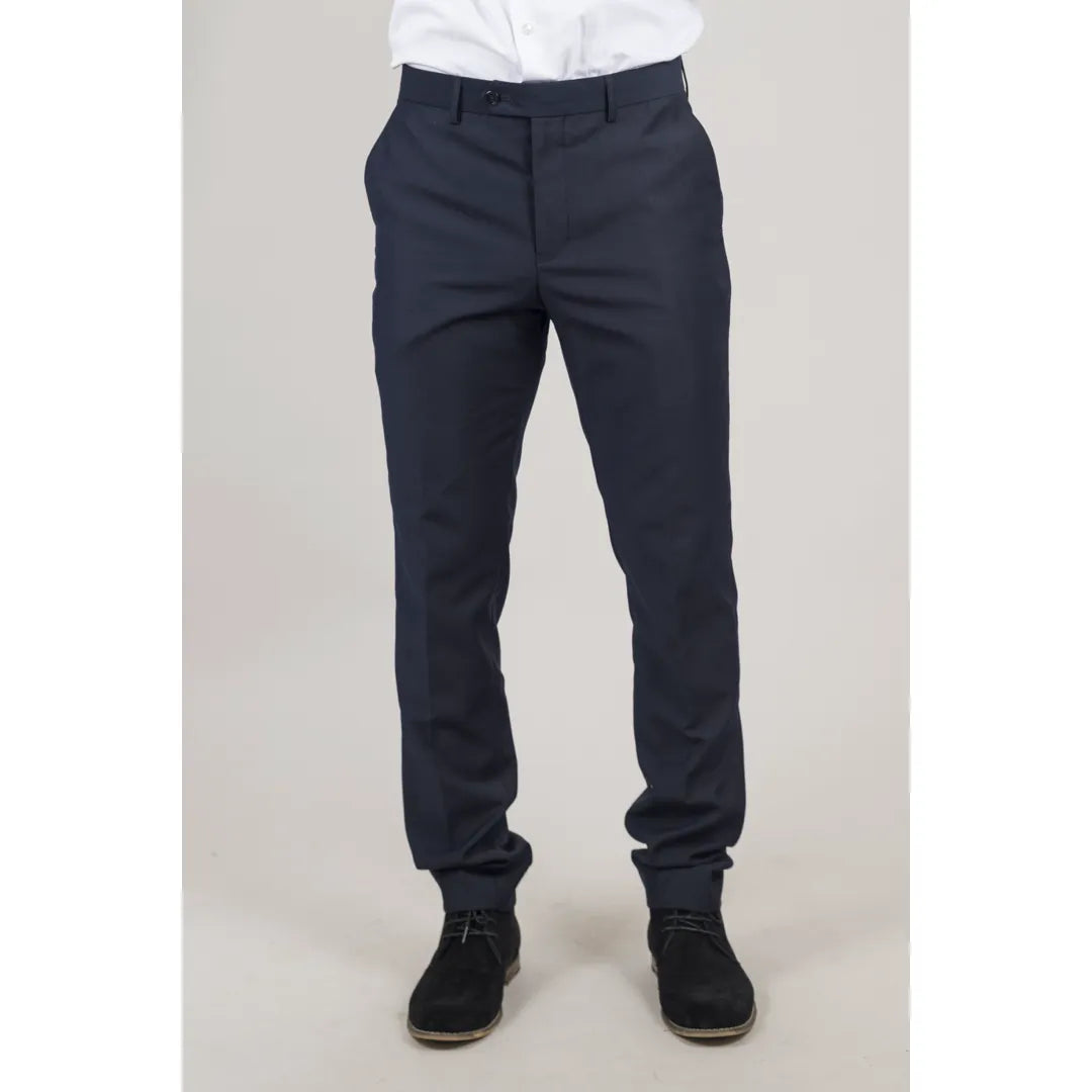 Parker - Pantalones azul marino para hombre