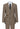Traje de 3 piezas para niño, color marrón, tweed a cuadros, estilo vintage retro, corte entallado, años 20.