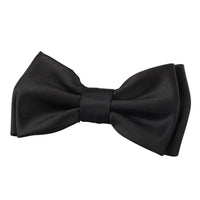 Conjunto de regalo para hombre: pajarita, pañuelo de bolsillo, gemelos, color negro.