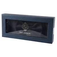 Conjunto de regalo para hombre: pajarita, pañuelo de bolsillo, gemelos, color negro.