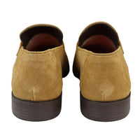 Zapatos mocasines para hombre color tostado con borlas, de gamuza auténtica, elegantes, informales, para conducir, clásicos.