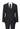 Traje completo de 3 piezas negro para niño, corte entallado, clásico para bodas, lutos y funerales.