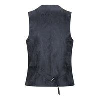 Traje completo de 3 piezas negro para niño, corte entallado, clásico para bodas, lutos y funerales.