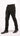 Parker - Pantalones negros lisos para hombre