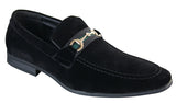 Patron 239 Zapatos de ante para hombre, mocasines con hebilla, estilo casual elegante, azul marino, marrón, negro, PU