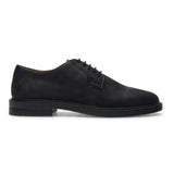 Pedro - Zapatos Derby de hombre con cordones, acabado mate en ante negro