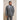 Power - Blazer ajustado a cuadros grises para hombre