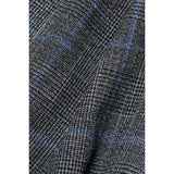 Power - Blazer ajustado a cuadros grises para hombre