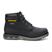 Pursue - Botas de trabajo y senderismo de cuero negro para hombre
