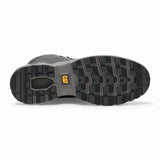 Pursue - Botas de trabajo y senderismo de cuero negro para hombre