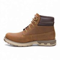 Pursue - Botas de trabajo y senderismo de cuero marrón para hombre