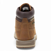 Pursue - Botas de trabajo y senderismo de cuero marrón para hombre