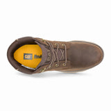 Pursue - Botas de trabajo y senderismo para hombre en cuero marrón oscuro