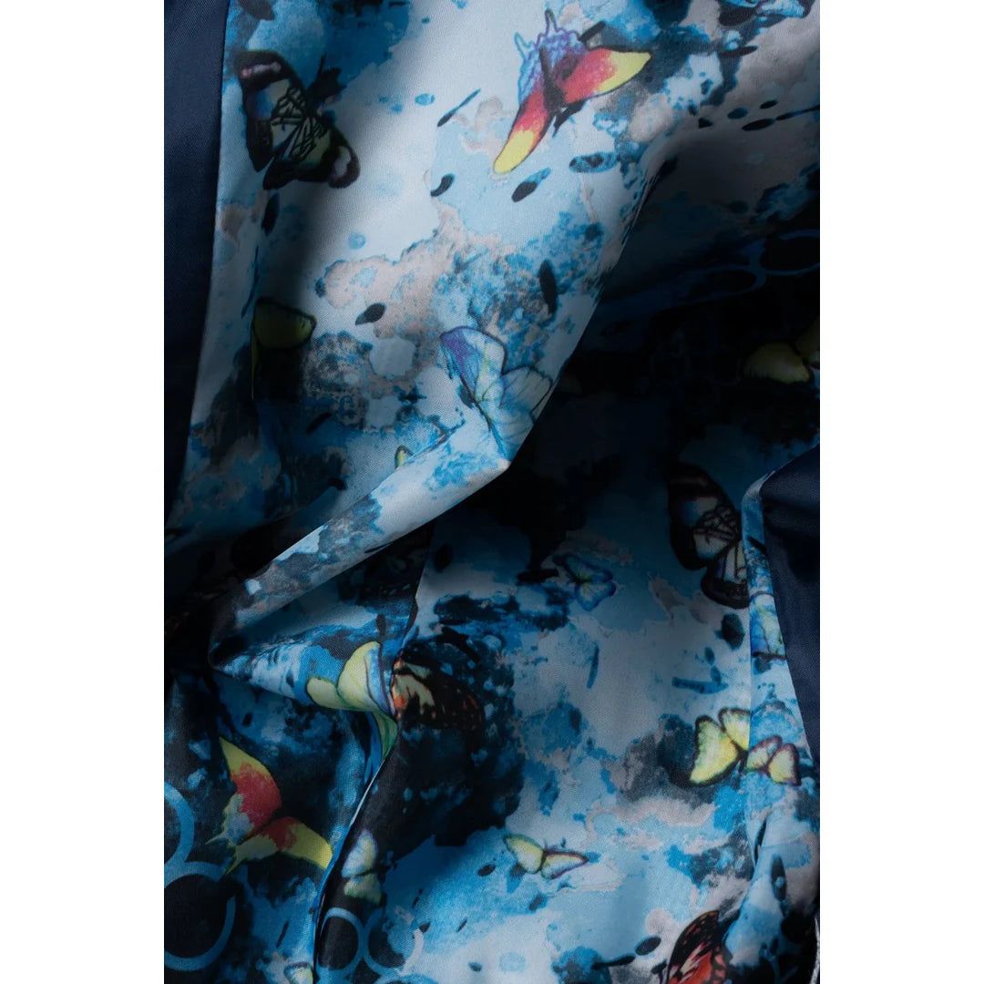 Radika - Blazer de cuadros gris claro para hombre