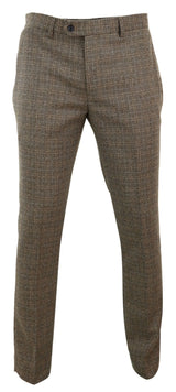 Ralph - Pantalones de tweed marrón para hombre
