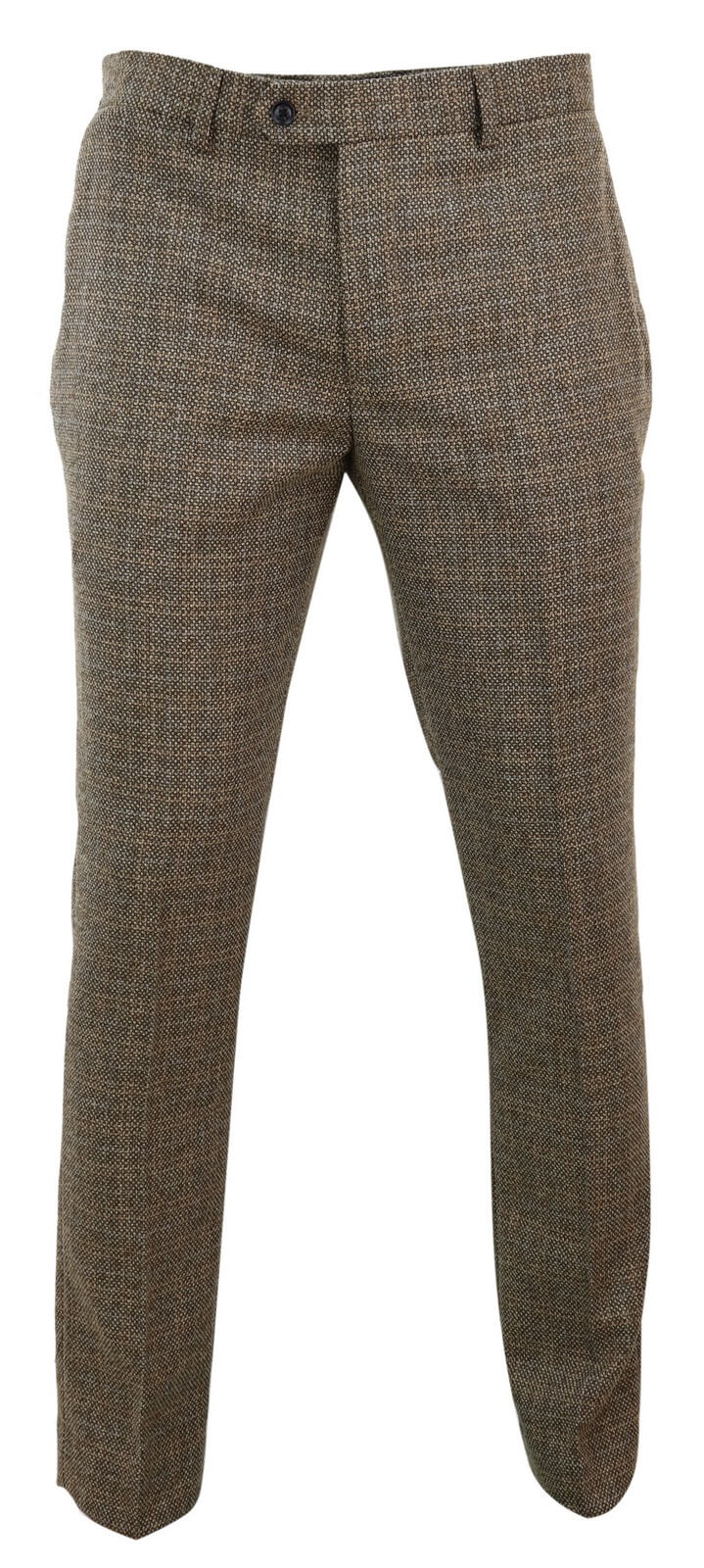 Ralph - Pantalones de tweed marrón para hombre