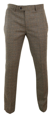 Ralph - Pantalones de tweed marrón para hombre