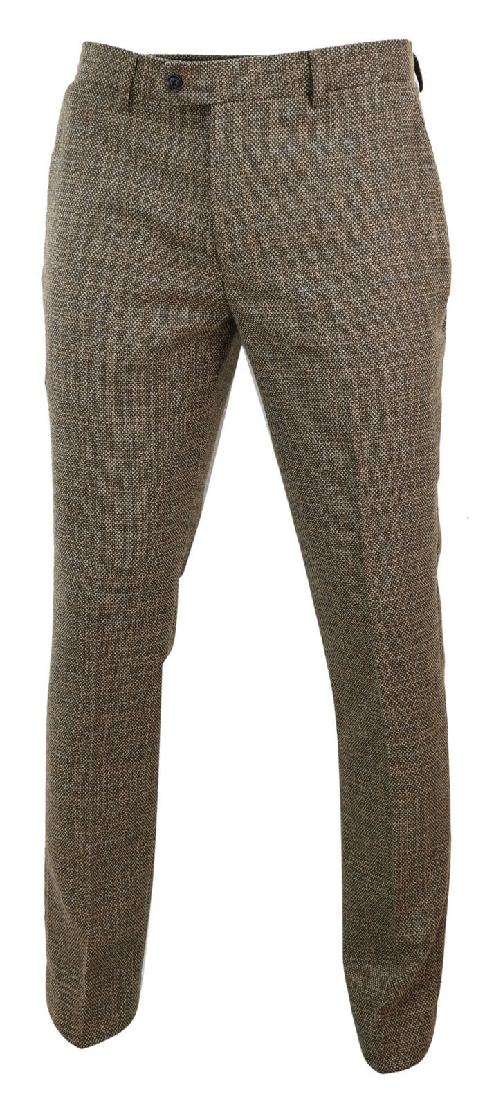 Ralph - Pantalones de tweed marrón para hombre