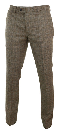 Ralph - Pantalones de tweed marrón para hombre