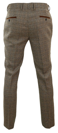 Ralph - Pantalones de tweed marrón para hombre