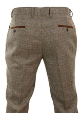Ralph - Pantalones de tweed marrón para hombre