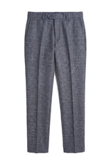 Ralph - Pantalones de tweed azul marino para hombre
