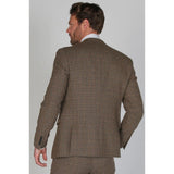 Ralph - Blazer de tweed marrón para hombre