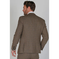 Ralph - Blazer de tweed marrón para hombre