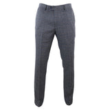 Ralph - Pantalones de tweed azul marino para hombre