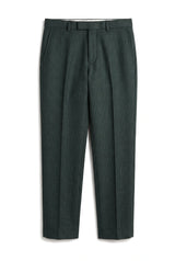 Regent - Pantalones de cuadros verdes para hombre