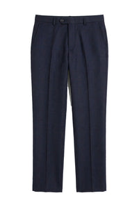 Regent - Pantalones de cuadros azul marino para hombre