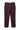 Regent - Pantalones de cuadros color vino para hombre