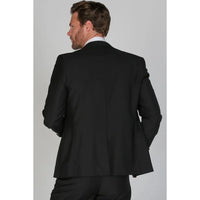 Regent - Blazer negro para hombre