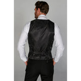 Regent - Chaleco negro para hombre
