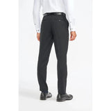 Roberto - Pantalones formales de hombre con rayas negras