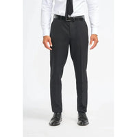 Roberto - Pantalones formales de hombre con rayas negras