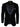 Cavani Rosa - Chaqueta de esmoquin/blazer de terciopelo suave para hombre, color negro y azul marino, con un botón, corte elegante e informal.