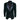 Rosa - Chaqueta de cena de terciopelo suave verde oliva para hombre, con un botón, corte tipo blazer.