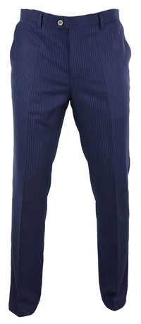 Pantalones de hombre azul marino a rayas finas - Cavani Rosselli
